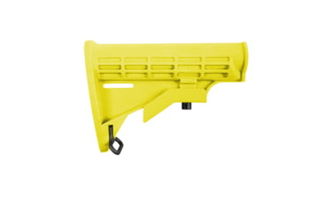 Image of Tiger Rock AR-15 Collapsible Standard Version Stock Body, Mil Spec, Cerakote, Lemon, Medium, ST003M-LEM