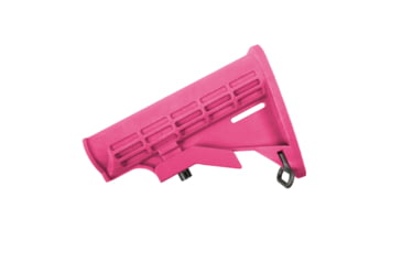 Image of Tiger Rock AR-15 Collapsible Standard Version Stock Body, Mil Spec, Cerakote, Pink, Medium, ST003M-PNK