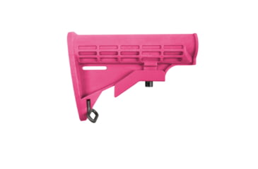 Image of Tiger Rock AR-15 Collapsible Standard Version Stock Body, Mil Spec, Cerakote, Pink, Medium, ST003M-PNK