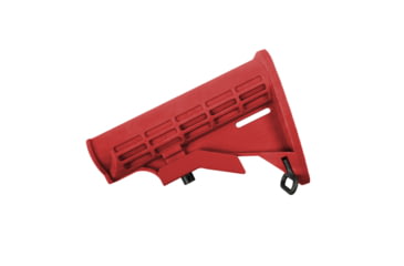 Image of Tiger Rock AR-15 Collapsible Standard Version Stock Body, Mil Spec, Cerakote, Red, Medium, ST003M-RED