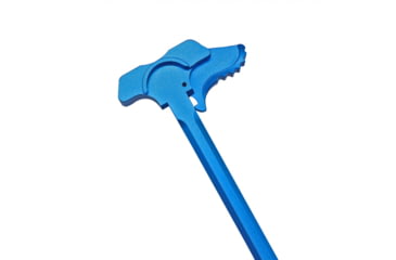 Image of Tiger Rock AR-15 Tactical BAT Style Charging Handle w/ Oversized Latch Non-Slip, Blue, Small, CHBS223-BL