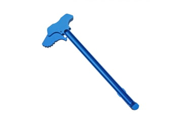 Image of Tiger Rock AR-15 Tactical BAT Style Charging Handle w/ Oversized Latch Non-Slip, Blue, Small, CHBS223-BL