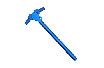 Image of Tiger Rock AR-15 Tactical Charging Handle, Ambidextrous, Blue, Small, CH223-AMBI-BL