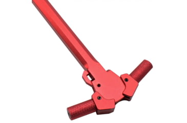 Image of Tiger Rock AR-15 Tactical Charging Handle, Ambidextrous, Red, Small, CH223-AMBI-R