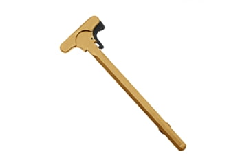 Image of Tiger Rock AR-15 Tactical Charging Handle, Cerakote, Gold, Small, CH223-GLD-LATCH-01