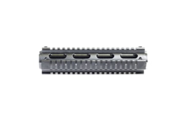 Image of Tiger Rock AR-15 Tactical Quad Rail Handguard, Oval Ports, Silver, MAR005N