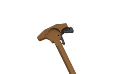 Image of Tiger Rock AR-15 Tactical TALON Style Charging Handle w/Oversized Latch, Non-Slip, Burnt Bronze, Small, CHR2-BBR-LATCH-03