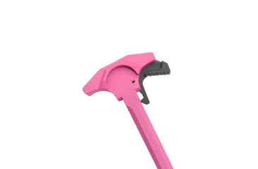 Image of Tiger Rock AR-15 Tactical TALON Style Charging Handle w/Oversized Latch, Non-Slip, Pink, Small, CHR2-PNK-LATCH-03