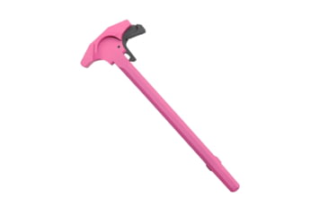 Image of Tiger Rock AR-15 Tactical TALON Style Charging Handle w/Oversized Latch, Non-Slip, Pink, Small, CHR2-PNK-LATCH-03