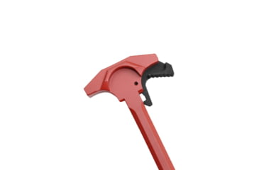 Image of Tiger Rock AR-15 Tactical TALON Style Charging Handle w/Oversized Latch, Non-Slip, Red, Small, CHR2-RED-LATCH-03