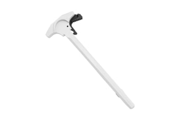Image of Tiger Rock AR-15 Tactical TALON Style Charging Handle w/Oversized Latch, Non-Slip, White, Small, CHR2-WHI-LATCH-03