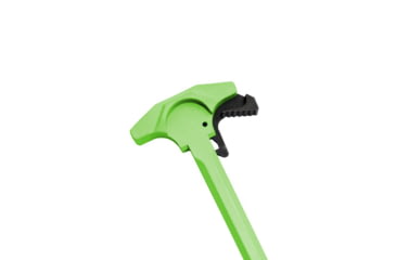 Image of Tiger Rock AR-15 Tactical TALON Style Charging Handle w/Oversized Latch, Non-Slip, Zombie Green, Small, CHR2-ZBG-LATCH-03