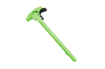 Image of Tiger Rock AR-15 Tactical TALON Style Charging Handle w/Oversized Latch, Non-Slip, Zombie Green, Small, CHR2-ZBG-LATCH-03