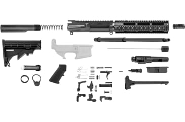 Image of Tiger Rock AR 7.62X39 16in Rifle Kit - 10in Quad Rail Handguard, Black, 762-AR