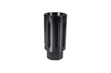 Image of Tiger Rock AR-9 Flash Can Muzzle Brake, Aluminum, Black, Small, MB9-DVRT-V2-BLK