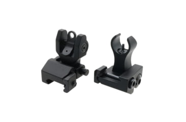 Image of Tiger Rock AR Flip Up Mini Front and Rear Sight, Black, Small, RS052