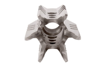 Image of Tiger Rock Booster Flash Hider, AR-10/LR-308, 5/8x24 Thread Pictch, Silver, Small, MBK43S#