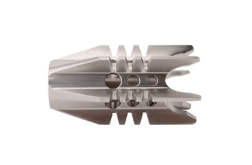 Image of Tiger Rock Booster Flash Hider, AR-10/LR-308, 5/8x24 Thread Pictch, Silver, Small, MBK43S#