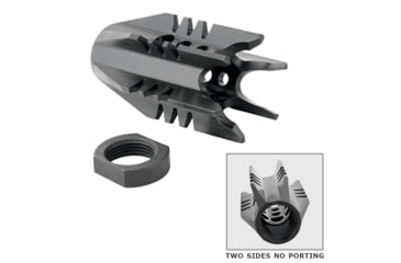 Image of Tiger Rock Booster Flash Hider, AR-10/LR-308, 5/8x24 Thread Pitch, Black, Small, MBK43#