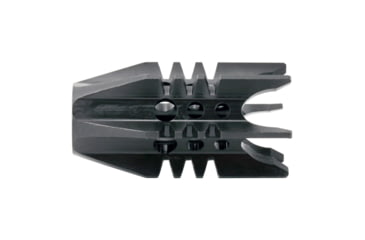 Image of Tiger Rock Booster Flash Hider, AR 9mm, 1/2x36 Thread Pitch, Black, Small, MBK49#