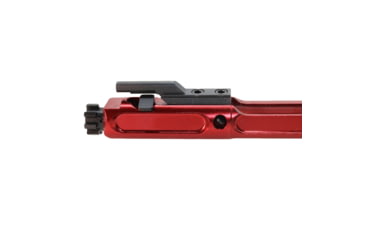 Image of Tiger Rock Competition Bolt Carrier Group, .223/5.56 Polished Aluminum Lightweight, Red, Small, BCG-ALW-RD