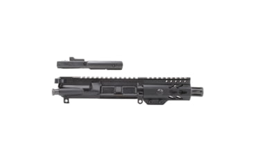 Image of Tiger Rock Complete Upper Receiver, AR 9mm, 4.5in Pistol Length, 1-10 Twist, Super Slim Keymod Handguard, Black Nitride Finish, Black, Large, UB9-P4.5-FSM04