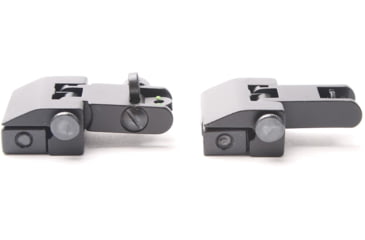 Image of Tiger Rock Fiber Optics Flip Up Front &amp; Rear Sights with Red and Green Dots, RS008RC#