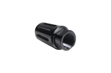 Image of Tiger Rock Flash Can Muzzle Brake, AR-10, Aluminum, Black, Small, MB10-DVRT-V2-BLK