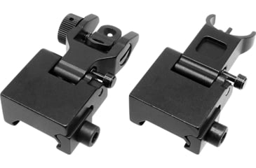 Image of Tiger Rock Mini Top Mounted Deployable Front and Rear Sight, Black, RS051