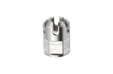 Image of Tiger Rock GBA36S 1/2in x36 Pitch Thread Protector, Stainless Steel, Silver, Small, GBA36S