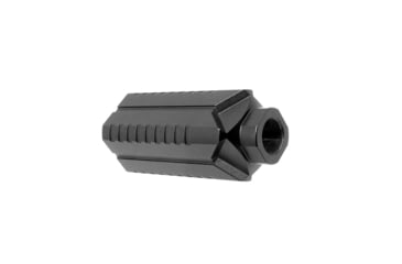 Image of Tiger Rock Muzzle Diverter Steel Flash Can, AR 9, 1/2x36, Black, Small, MBQ9P-DVRT