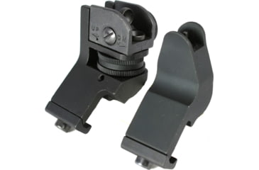 Image of Tiger Rock Tacitcal 45 Degree Offset Fixed Front and Rear Sight, Black, RS010