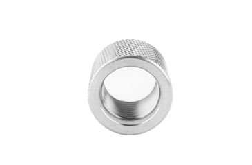 Image of Tiger Rock Threaded Barrel Protector, AR, 9mm, 1/2x36 Thread Pitch, Silver, Small, M9MM-S