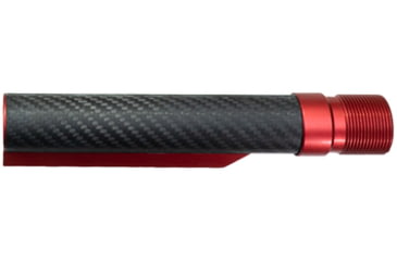 Image of Timber Creek AR Carbon Fiber Buffer Tube, Red Anodized, AR CF BT R