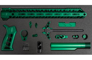 Image of Timber Creek Enforcer Complete Build Kit for AR-15, Emerald Green, TCO EK EG