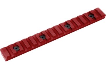 Image of Timber Creek M-Lok 15 Slot Picatinny Rail, Red, M 15S PR R