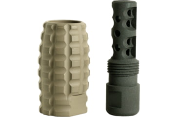 Image of Timber Creek Muzzle Brake Combo .223/5.56, 1/2-28 Thread Pitch, Flat Dark Earth, 223 MBC FDE