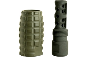 Image of Timber Creek Muzzle Brake Combo .223/5.56, 1/2-28 Thread Pitch, OD Green, 223 MBC OD
