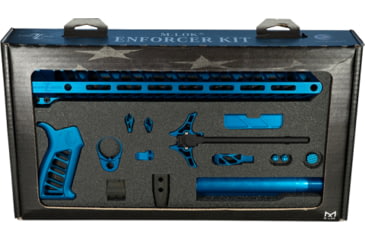 Image of Timber Creek TCO Enforcer Complete Build Kit for AR-15, M-LOK, Ambidextrous, Blue, Enforcer Kits B