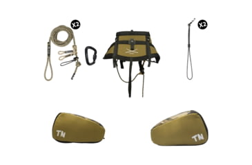 Image of Timber Ninja Duel Saddle Starter Kit, Extra Large, Olive/Black, DSKXL97933
