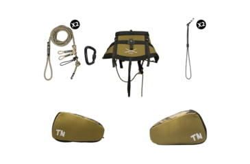 Image of Timber Ninja Duel Saddle Starter Kit, Regular, Olive/Black, DSKR97932