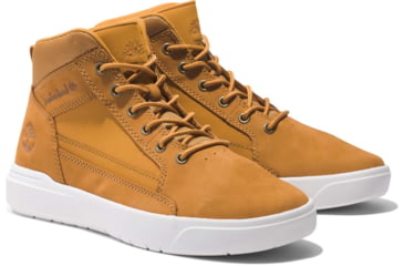 Image of Timberland Allston Mid Lace Up Shoes - Mens, Wheat Nubuck, 14, Medium, TB0A65Q175414000M
