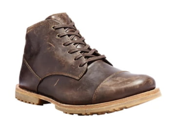 Image of Timberland Bardstown Waterproof Cap Toe Chukka Shoes - Men's, Dark Brown Full-Grain