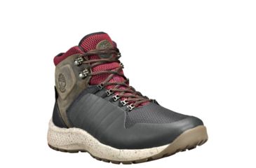 Image of Timberland FlyRoam Trail Fabric Waterproof Hiking Boots - Mens, Black/Burgundy, Medium, 13, TB0A1QJY015-130-Medium