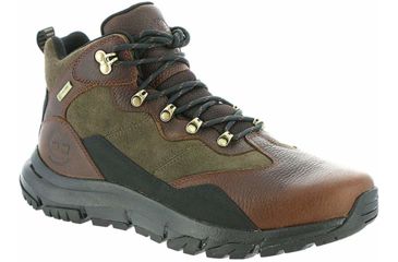 Image of Timberland Garrison Field Waterproof Mid Hiker Boot - Men's, Dark Brown Full-Grain, 10.5, TB0A2468V12-10.5-MED