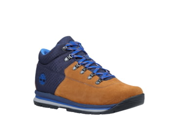 Image of Timberland GT Rally Mid Leather/Fabric Mixed-Media Boots - Men's, Tan, Medium, 9.5, TB0A1QJKD51-95-Medium