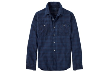 Image of Timberland LS Back River Flannel Small Plaid, Evening Blue TB0A1OANG76-S
