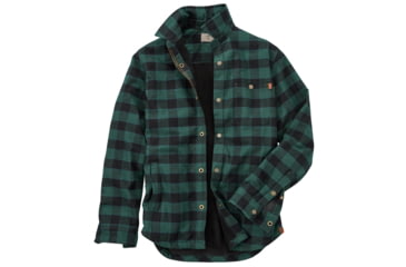 Image of Timberland LS Sherpa Lined Overshirt, Green Gables TB0A1OQDG82-S