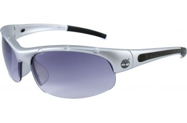 Image of Timberland TB7068 Sunglasses, Silver Frame &amp; Smoke Grey Lens TB70680011B 