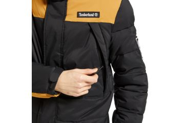 Image of Timberland Outdoor Archive Puffer Jacket - Mens, Black-Wheat Boot, Large, TB0A1WYYP56-L